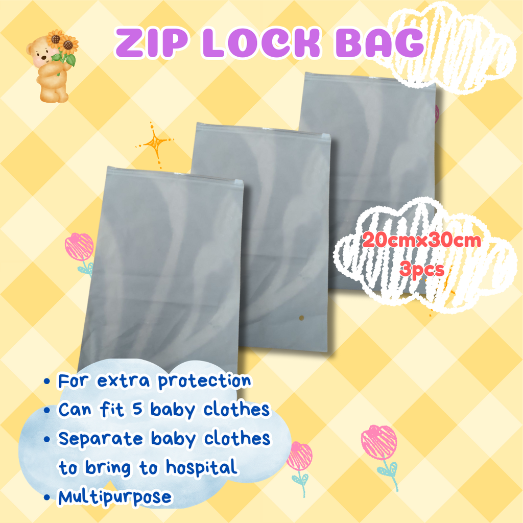 ZIP LOCK BAG 3pcs