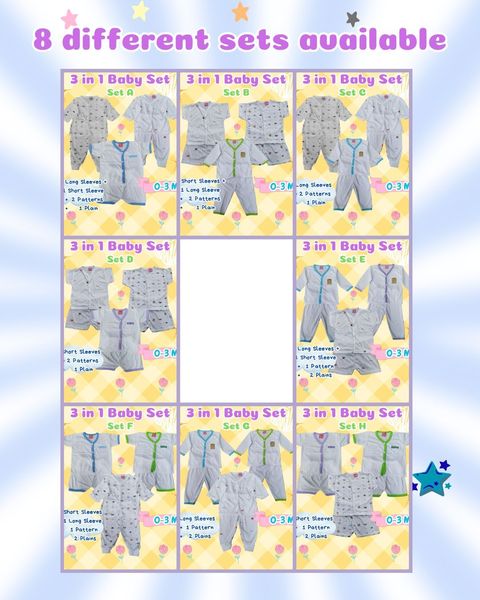 3in1 baby set 