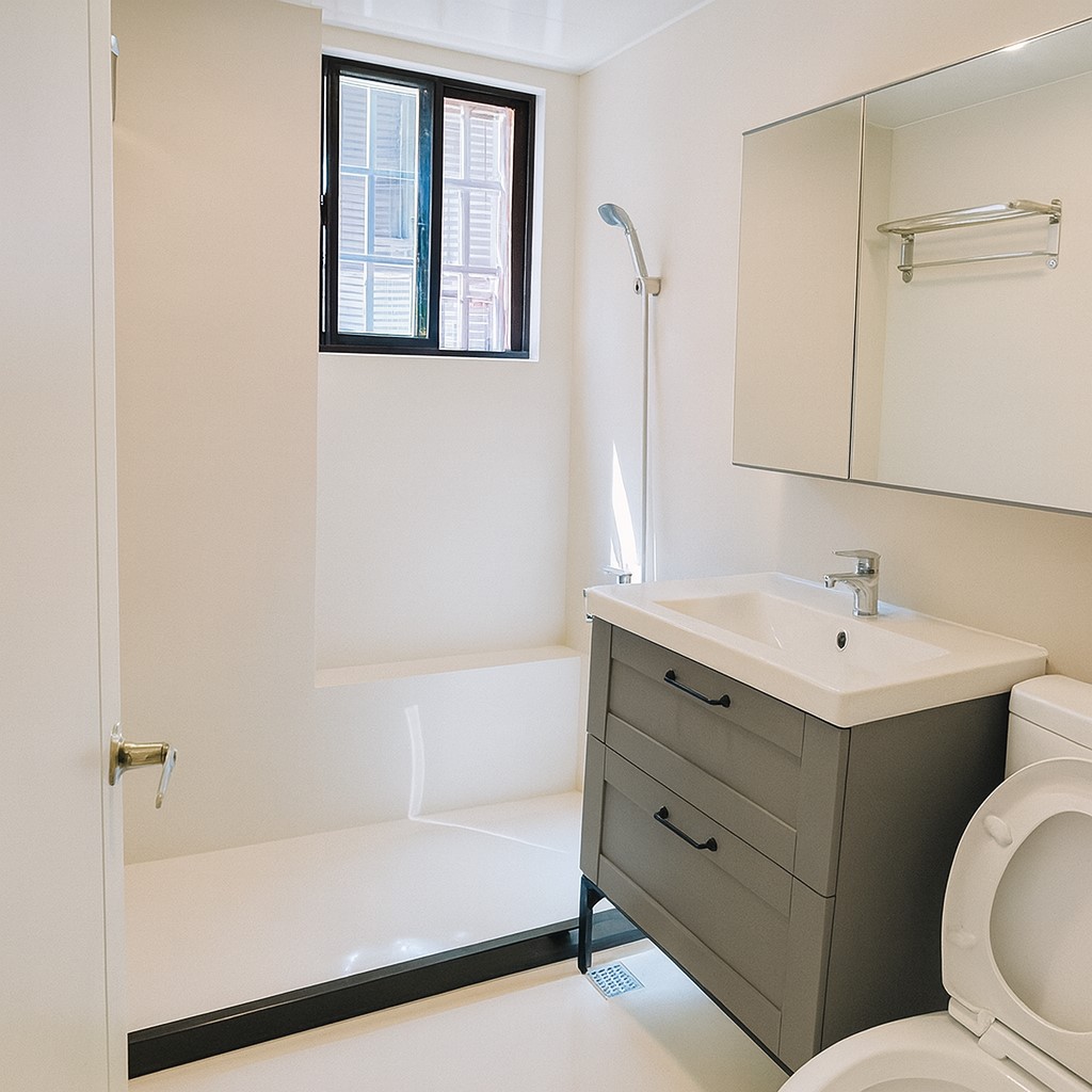 新店透天微水泥浴室(方型)2