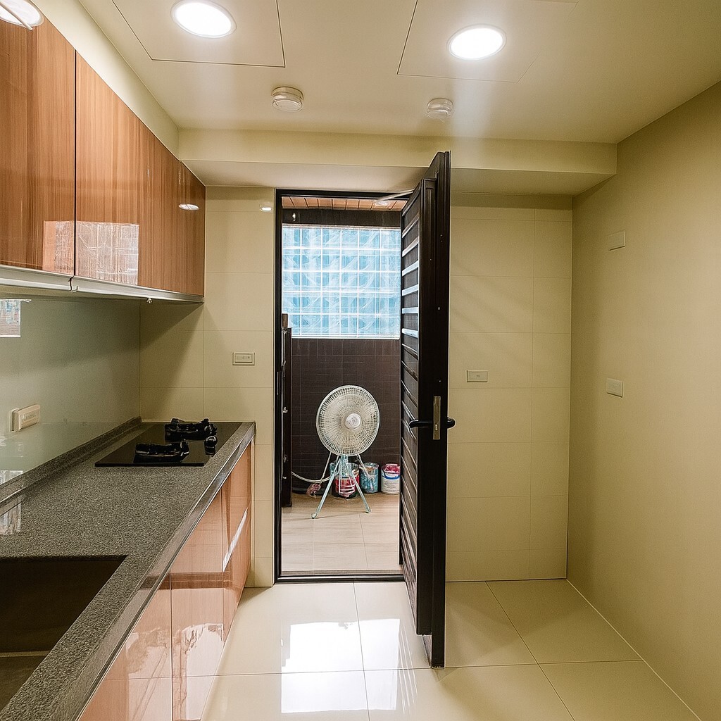 板橋微水泥廚房(方型)01