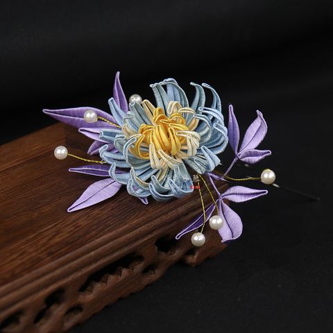 纏花材料包髮簪10055