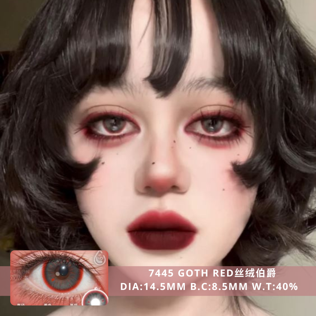 NEW COVER 7445 Goth Red丝绒伯爵
