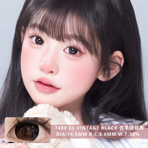 NEW COVER 7480 XL Vintage Black 古早娃娃黑