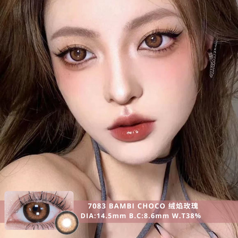 NEW COVER7 7083 Bambi Choco 绒焰玫瑰