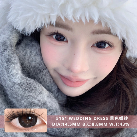 NEW COVER 5151 Wedding dress 黑色婚纱