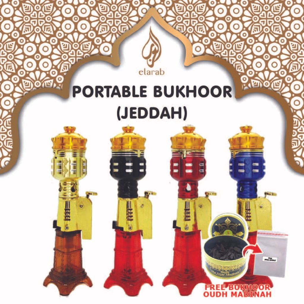 Portable Bukhoor Lighter Burner (Include Gas) Design Jeddah Elarab