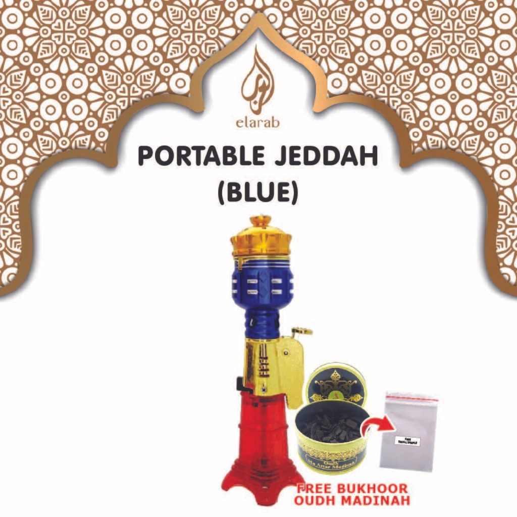 Portable Bukhoor Lighter Burner (Include Gas) Design Jeddah Elarab