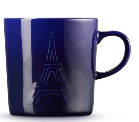 eiffel mug indigo
