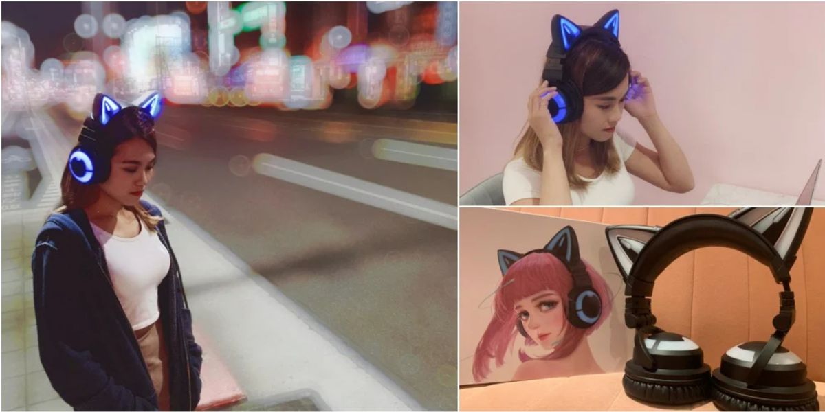 【貓耳耳機3電競版】開箱啦！虛擬環繞音效、aptX超低延遲！燈光還可以DIY！
