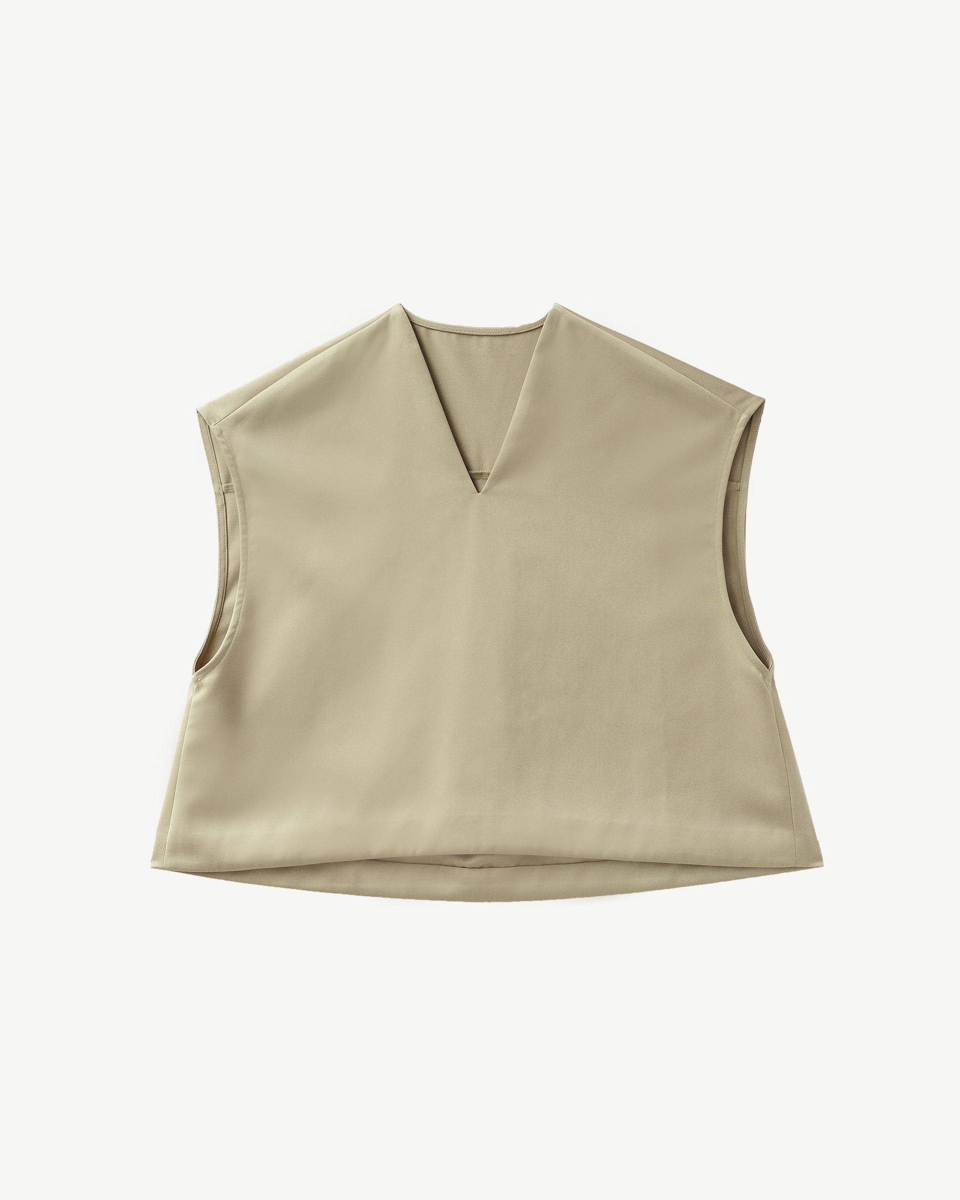 v領背心 卡其-1
