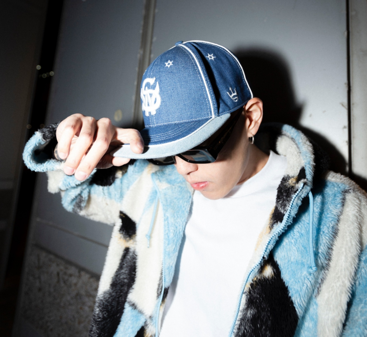 Sway the Don | Sway the Don Crown Denim Fitted Cap