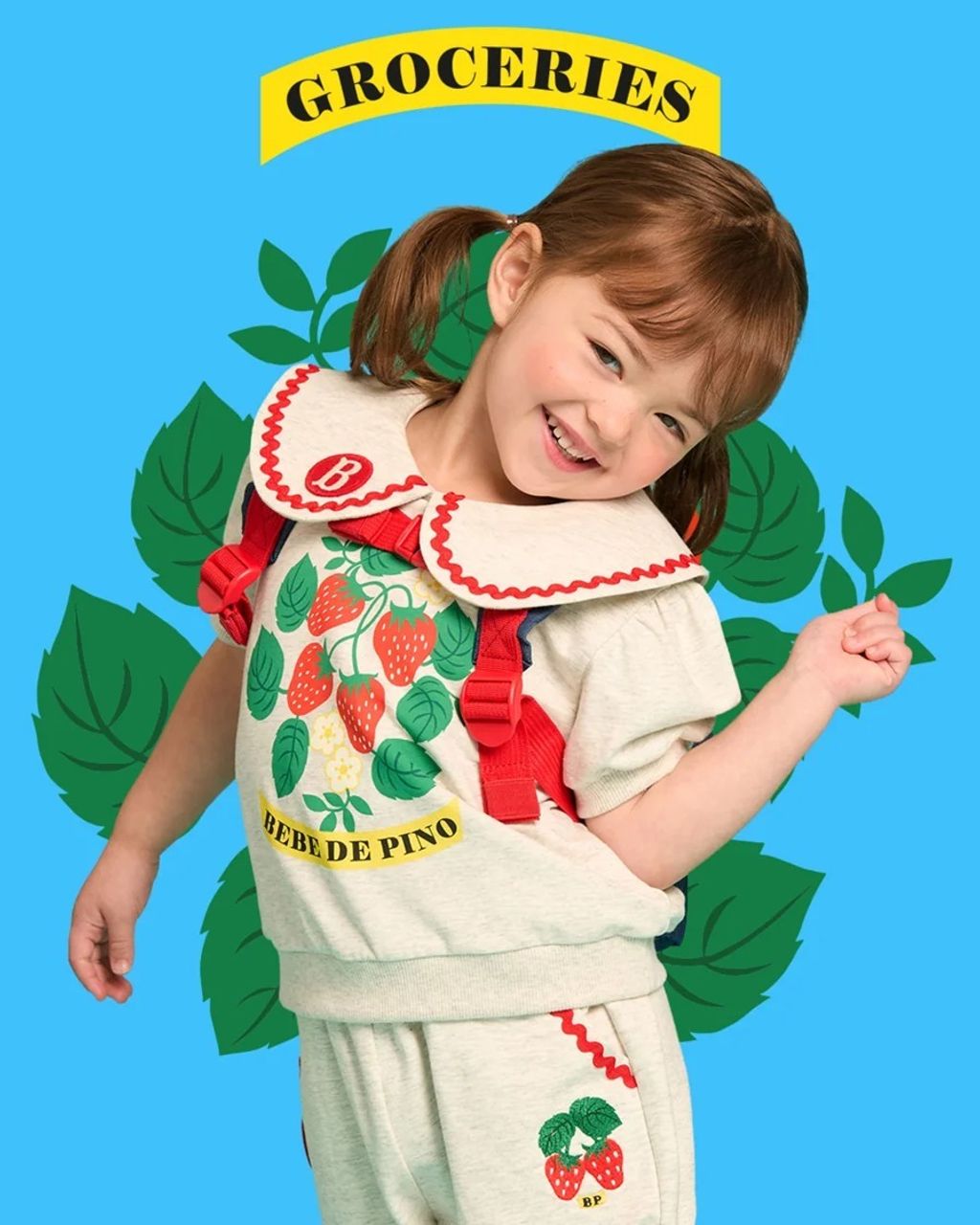 Bebedepino 2026夏季新品 草莓上衣