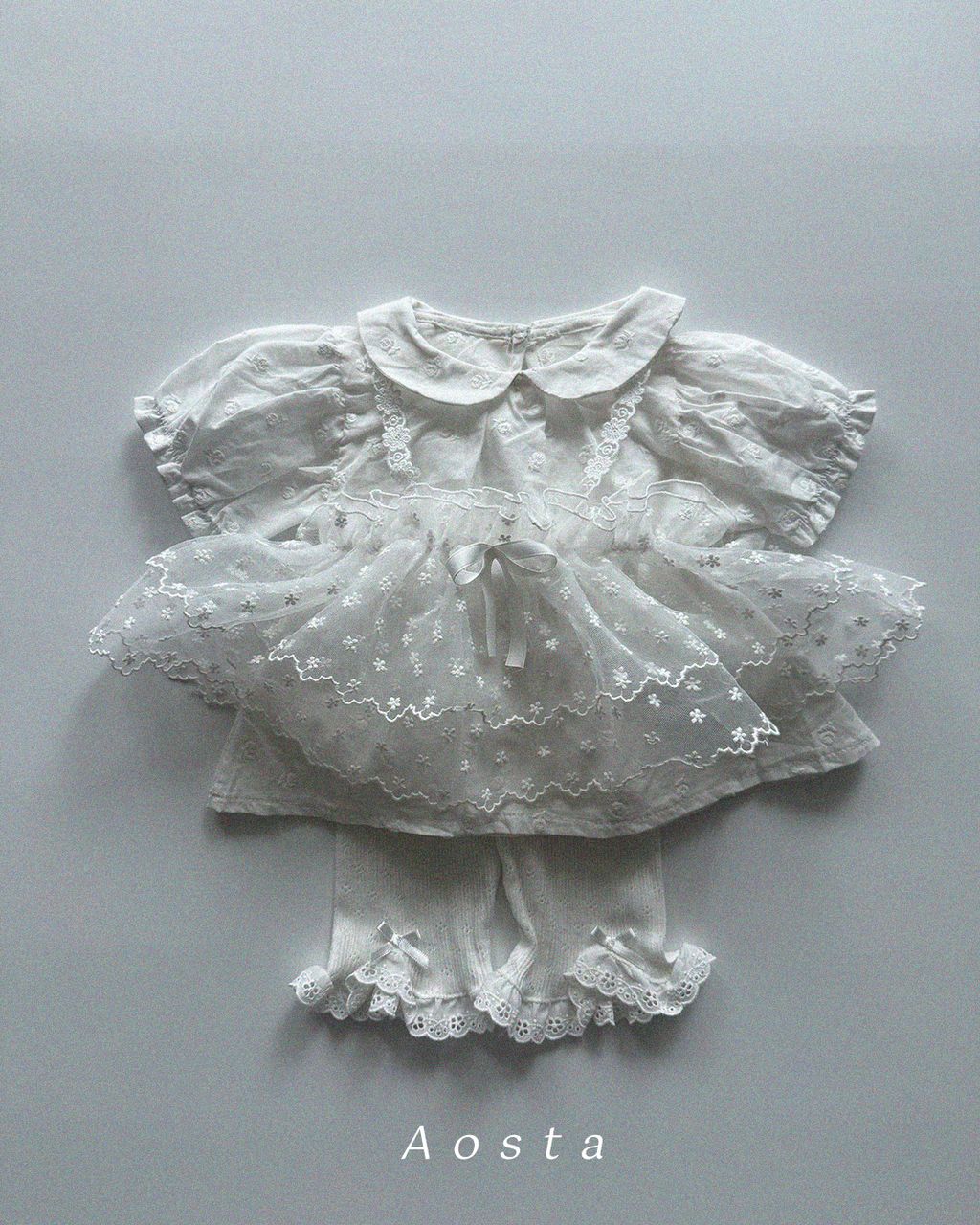 리본꽃캉캉블라우스 5