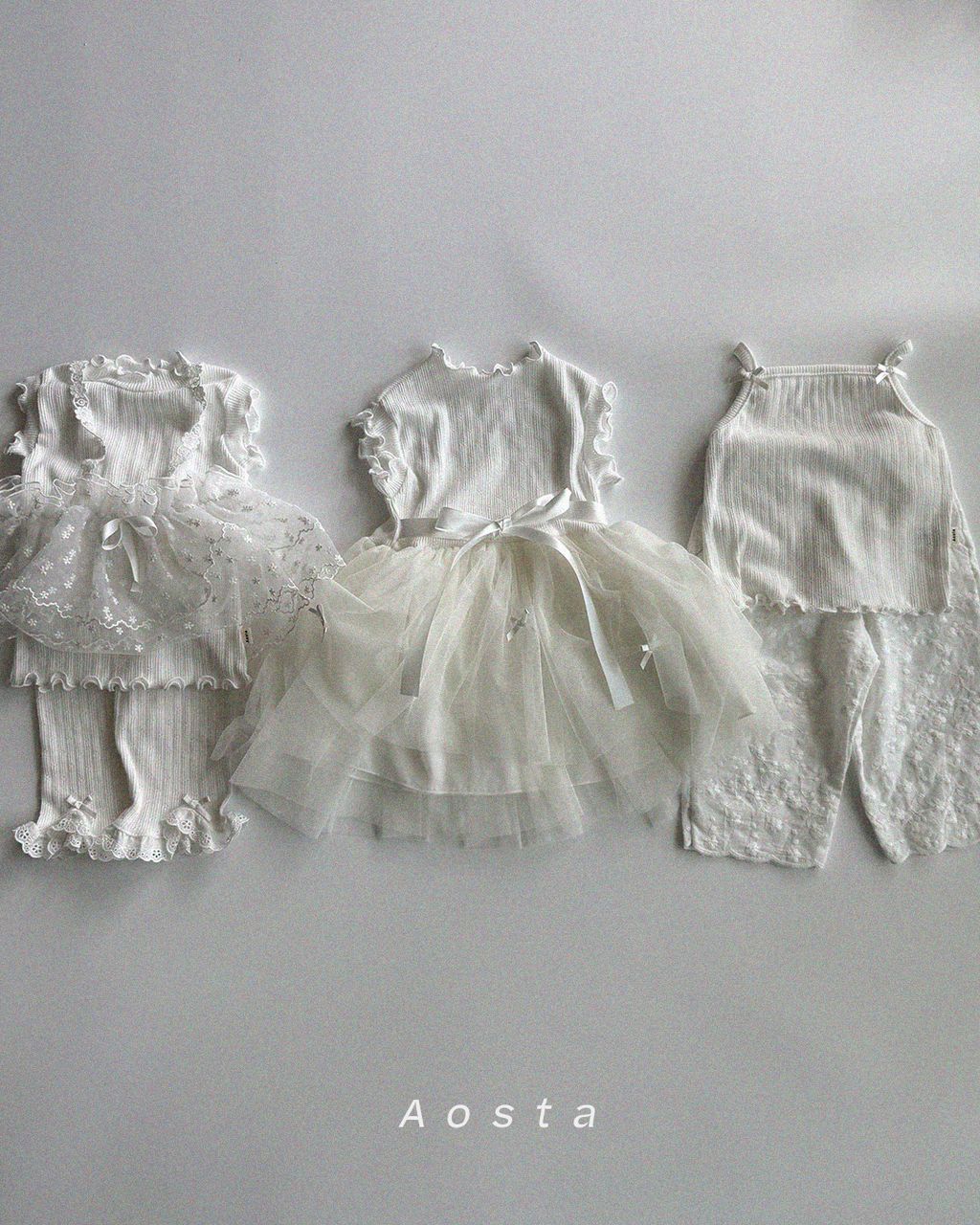 레이스 끈 뷔스티에 화이트리본9