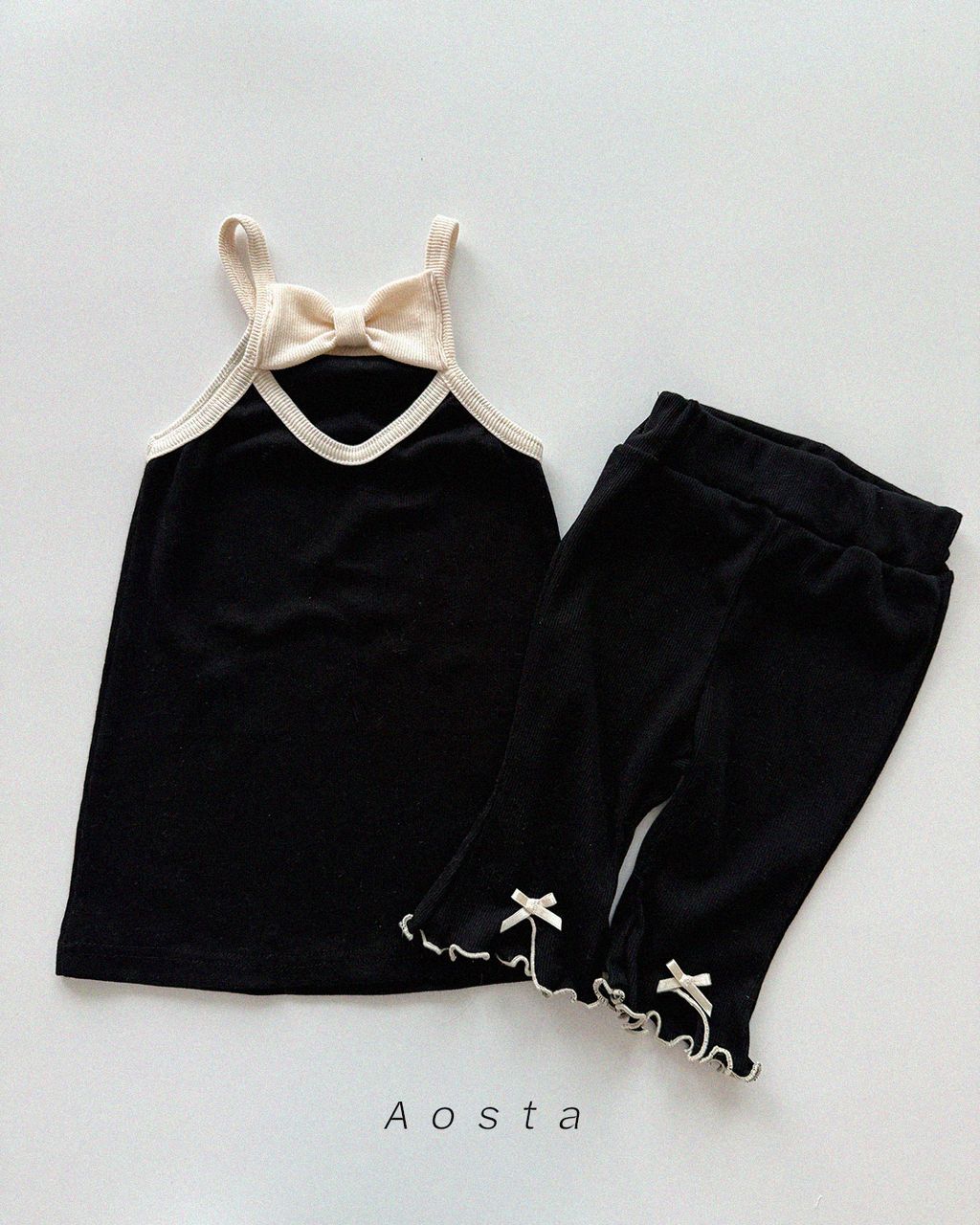 골지리본원피스 검정7