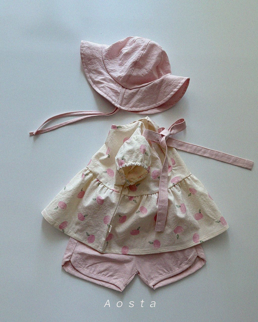 썸머블라우스 복숭아4