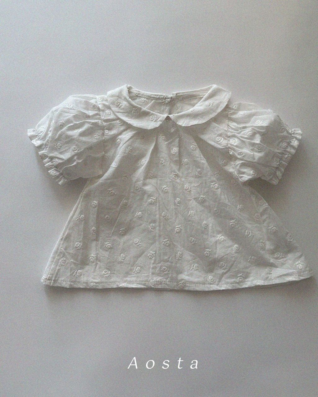 카라블라우스 꽃1