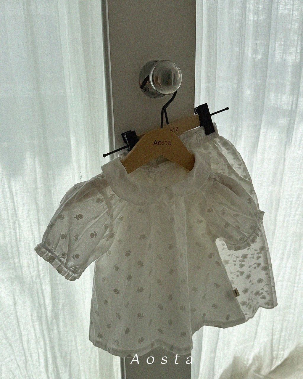 카라블라우스 꽃24