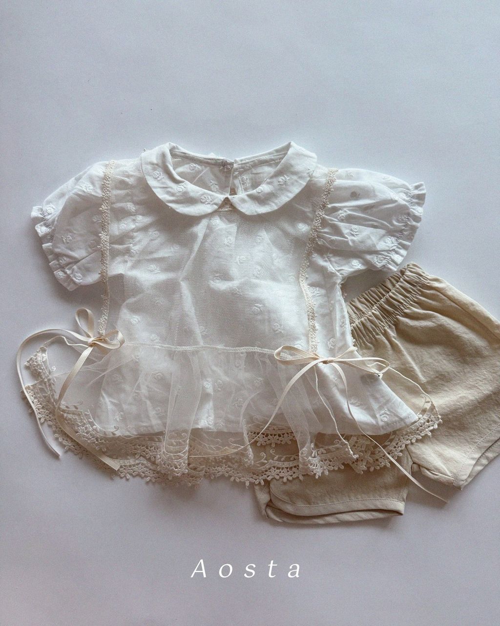 카라블라우스 꽃9