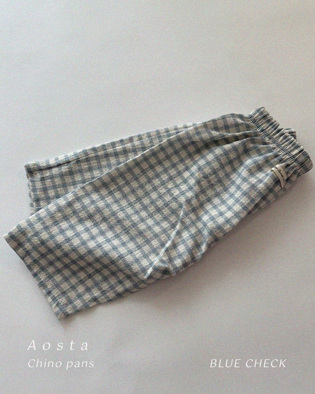 치노바지 블루체크1