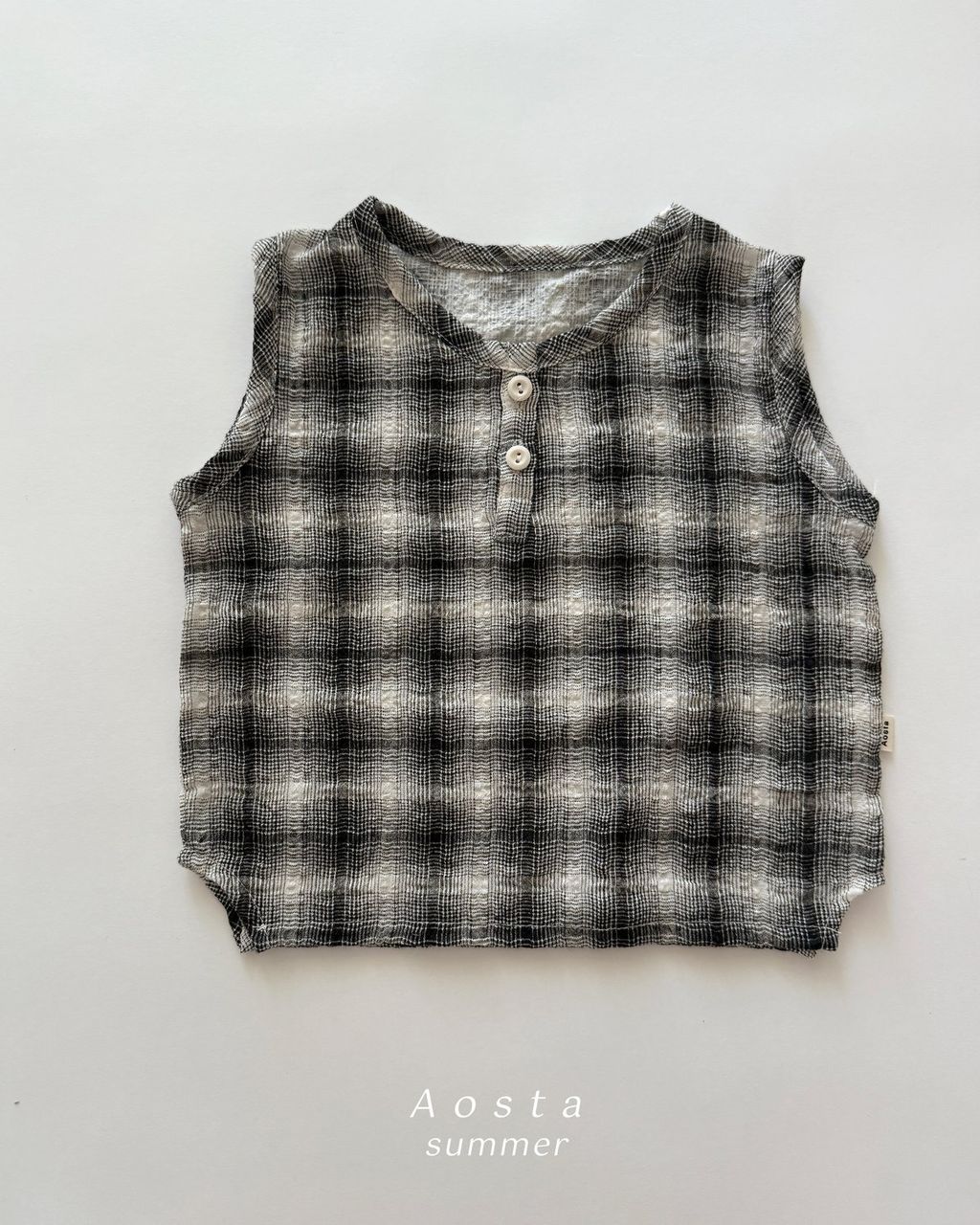 체크셔츠 검정1