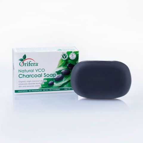 Natural Virgin Coconut Oil Charcoal Soap