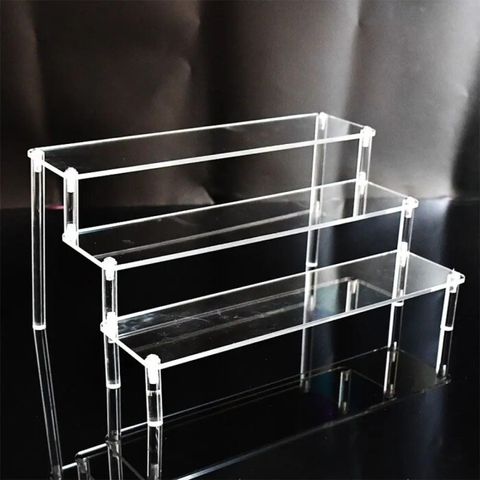 Acrylic Display Rack-Figurines 3 Layers 30x10cm