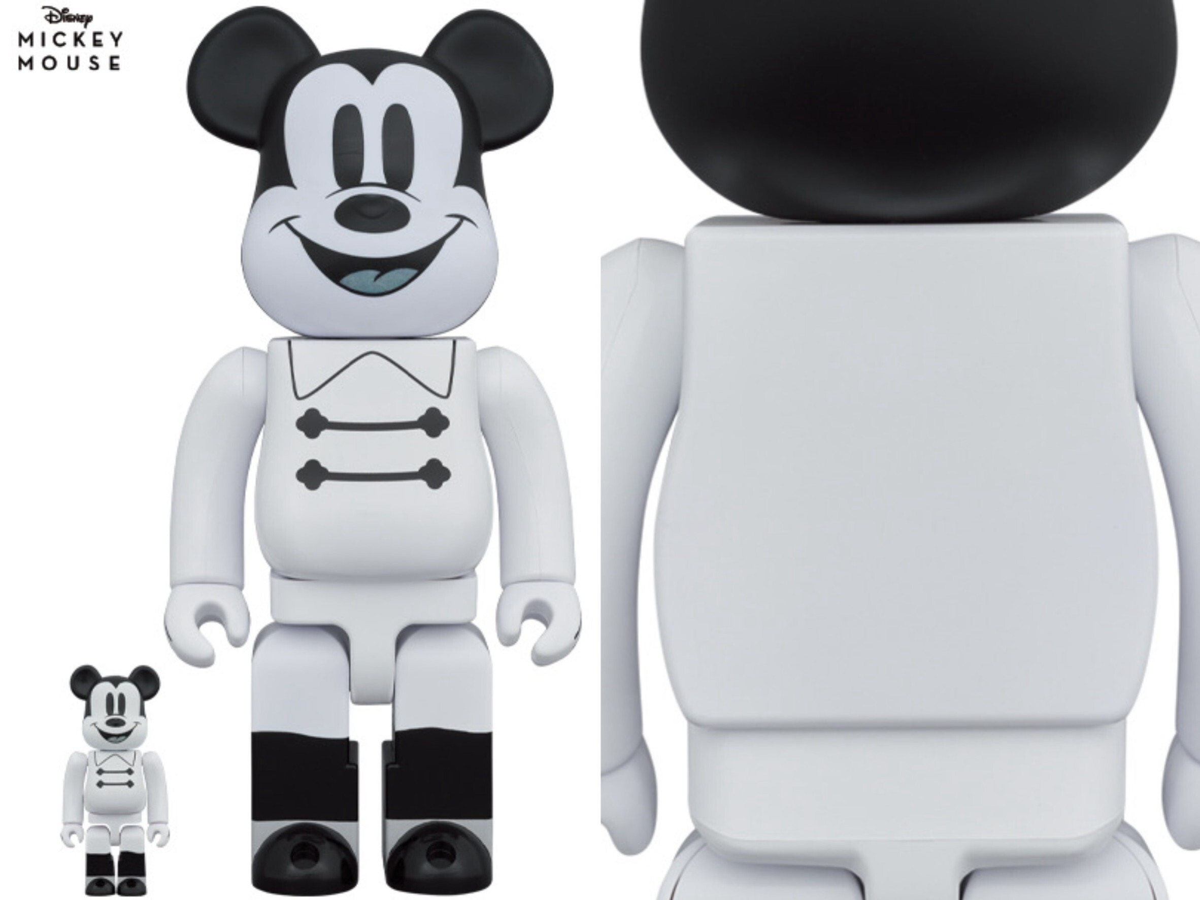 BE@RBRICK MICKEY Nighttime Mickey 100％ & 400％ BEARBRICK