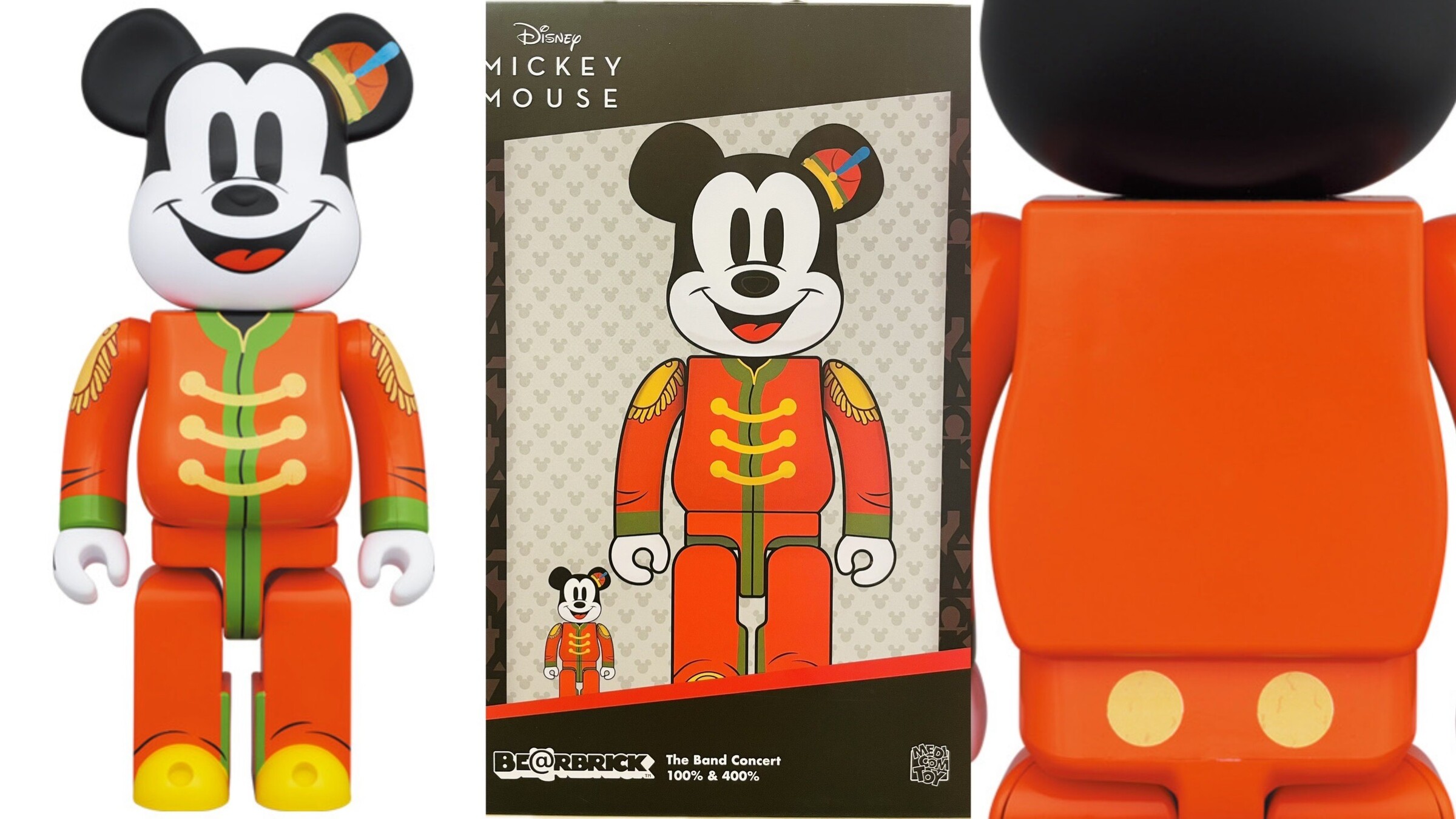 BE@RBRICK MICKEY The Band Concert 100％ & 400％ BEARBRICK 