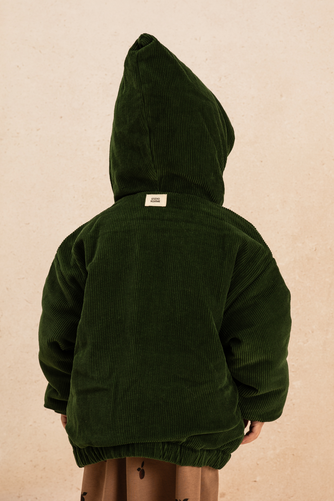 MANTEAU FRIO CORDEROY VERT FORET-4