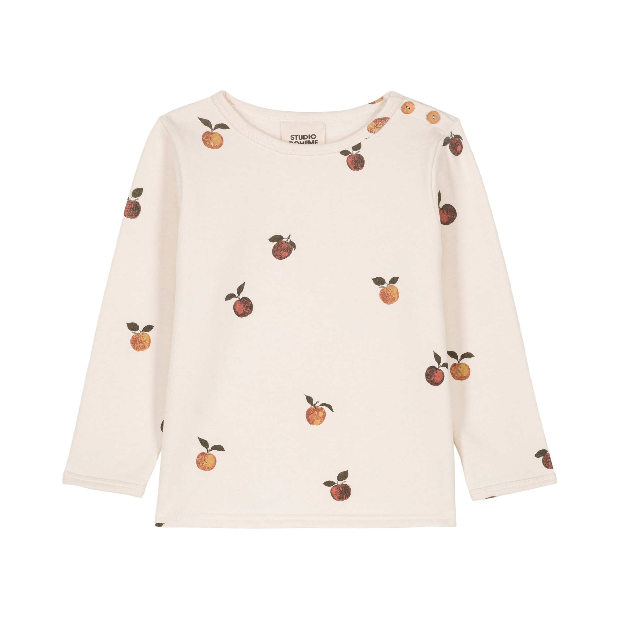SWEAT NOÉ ECRU POMMES