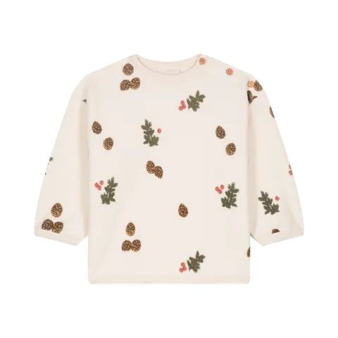 SWEAT OURS POLAR ECRU SAPIN