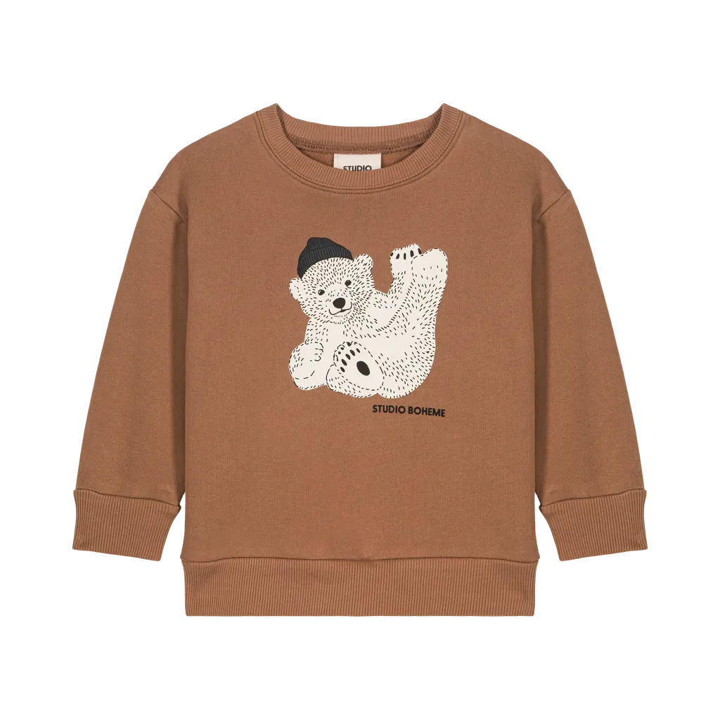 SWEAT BART CHOCOLAT OURS