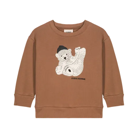 SWEAT BART CHOCOLAT OURS