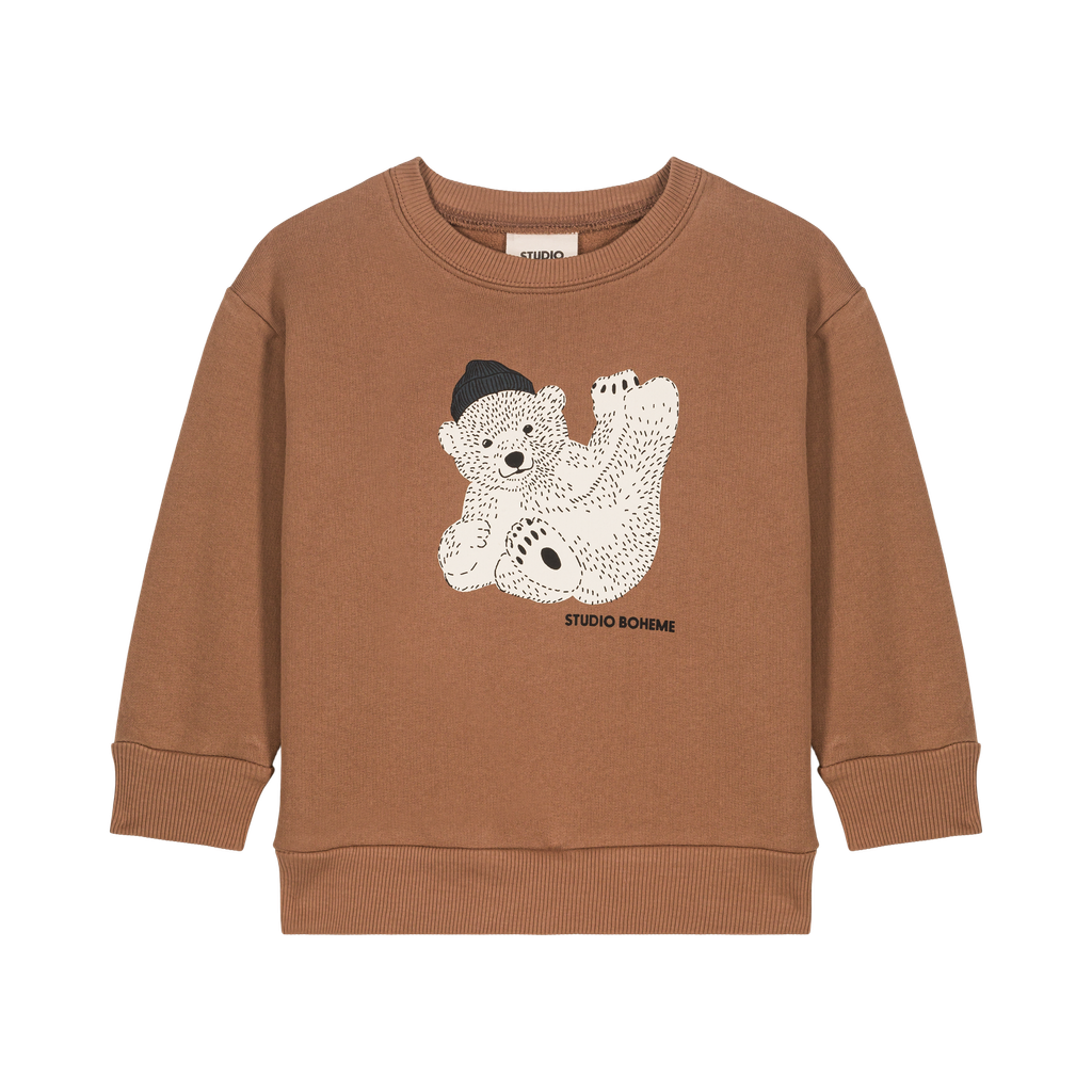 SWEAT BART CHOCOLAT OURS
