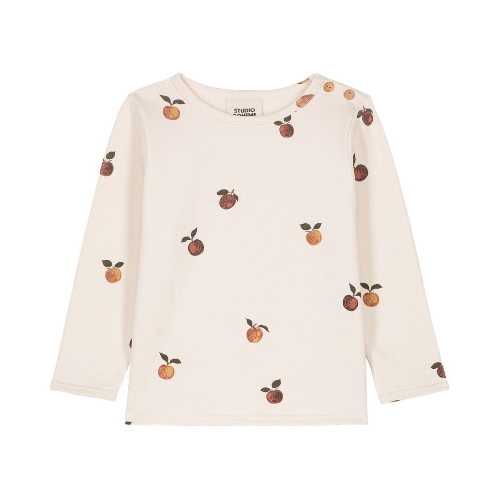 SWEAT NOÉ ECRU POMMES