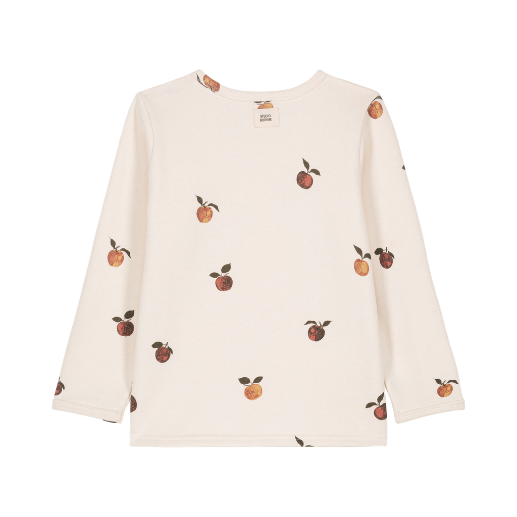 SWEAT NOÉ ECRU POMMES+1