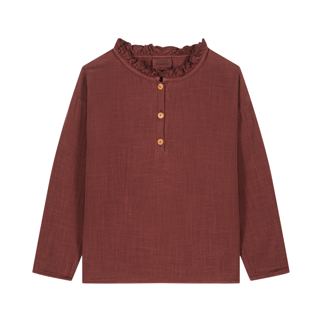 BLOUSE OLYMPE PRUNE