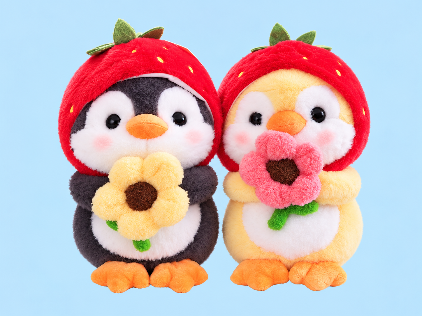 Berry Bloom Penguins Plush Toy