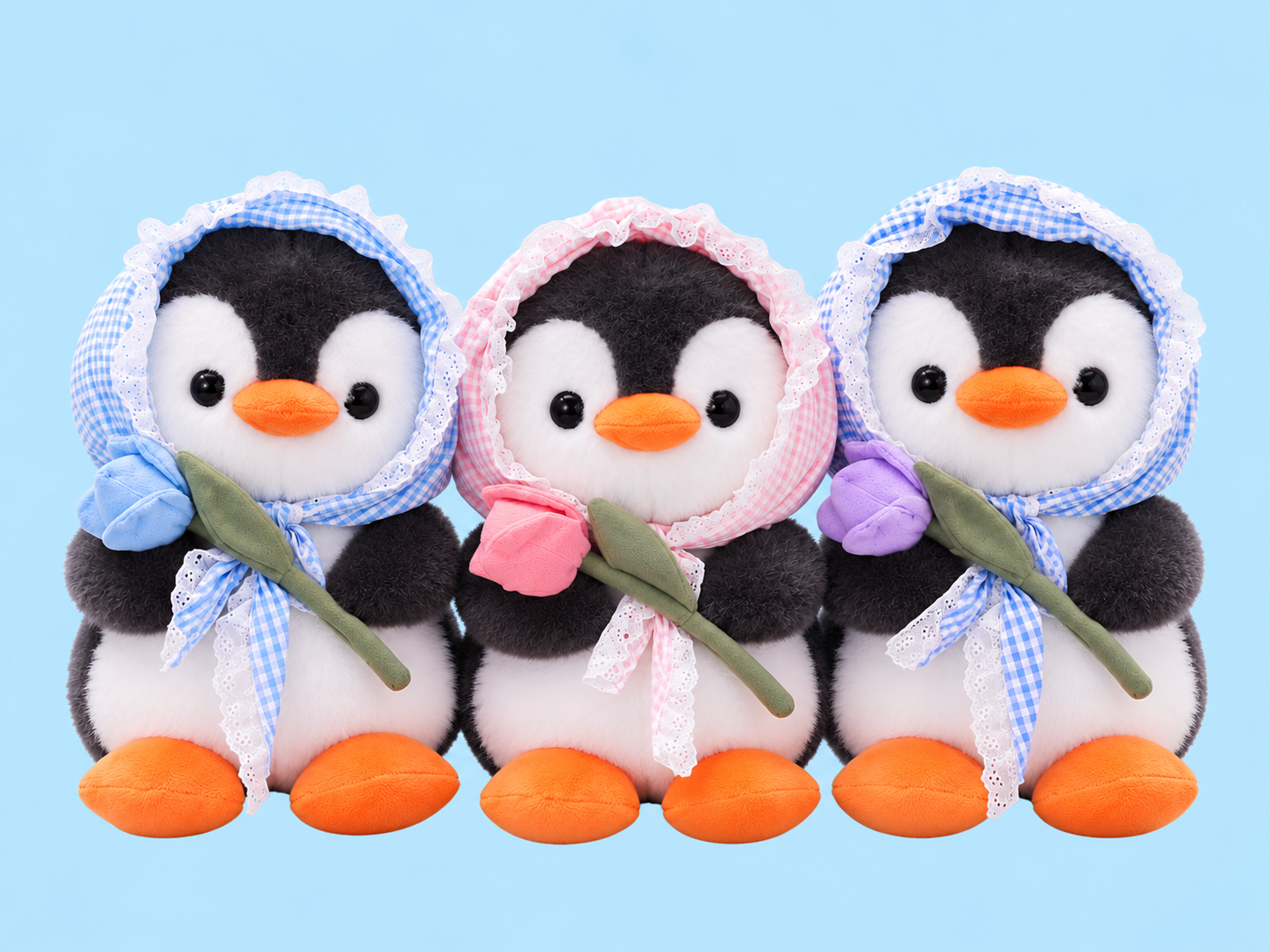 Tulip Penguins Plush Toy