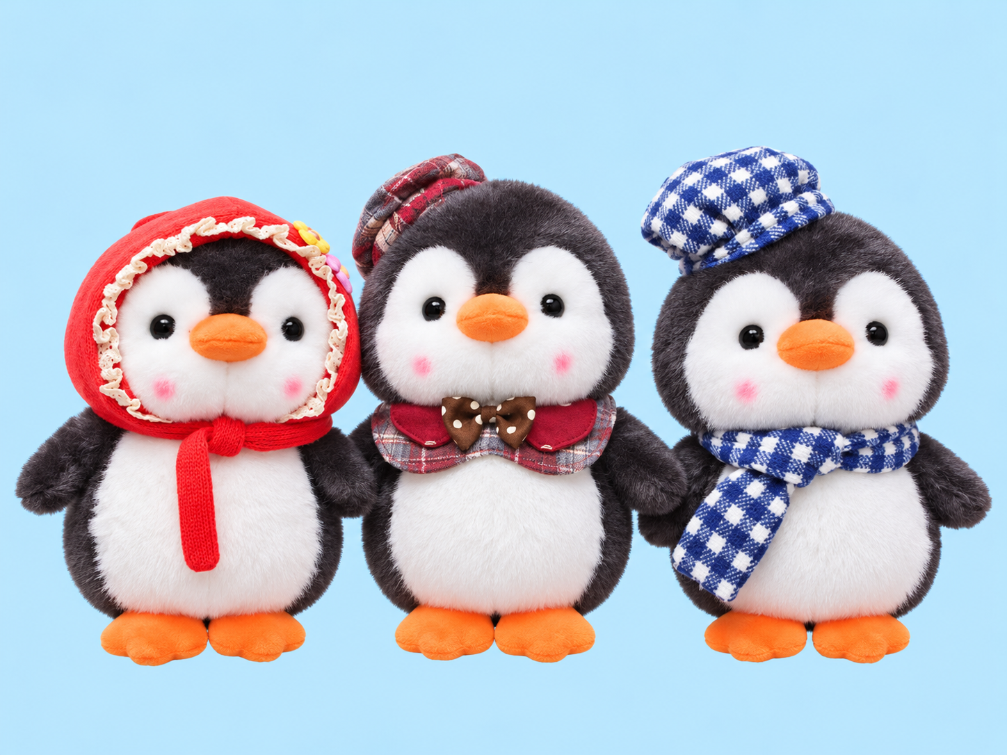 Winter Penguins Plush Toy