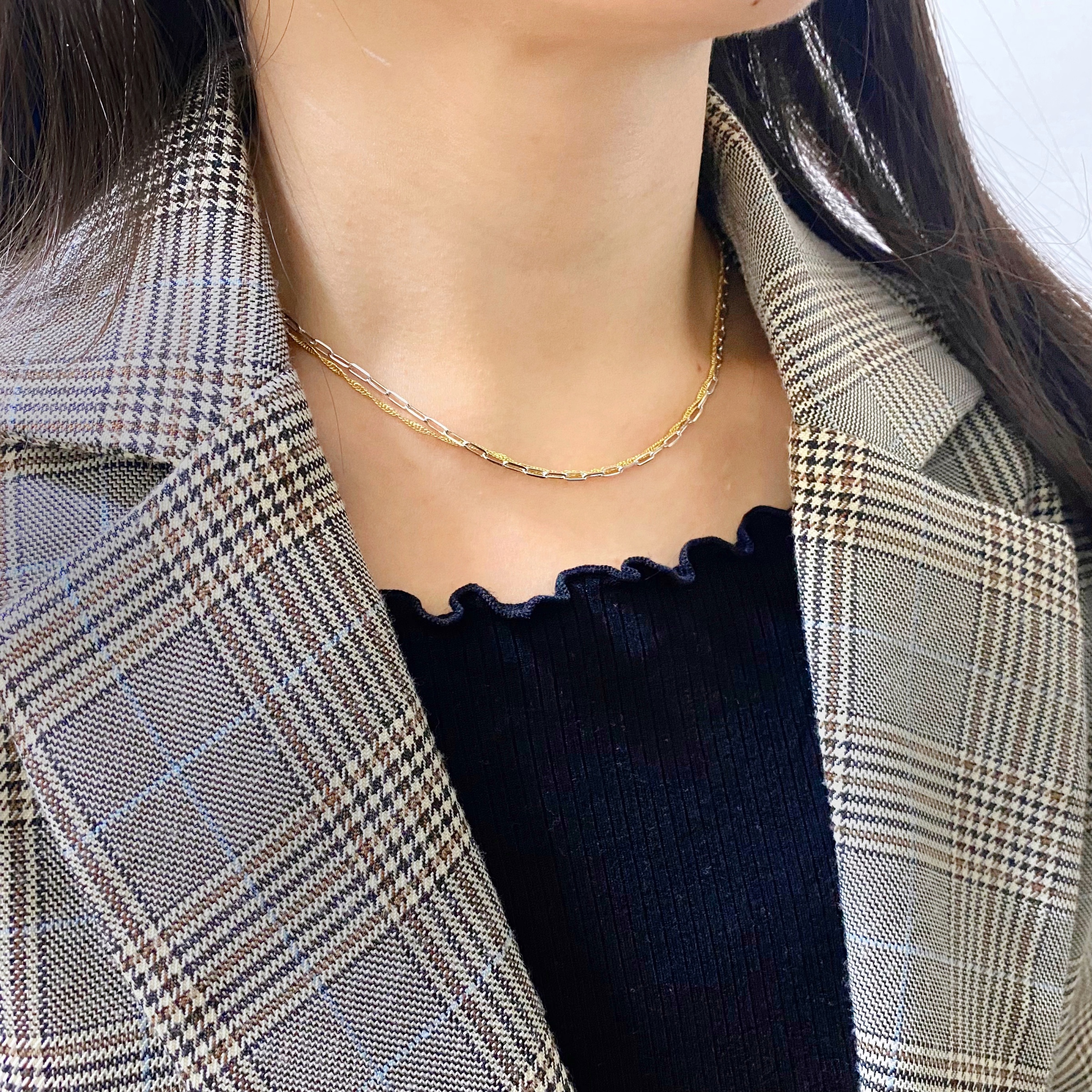 水波鍊&方格項鍊-2