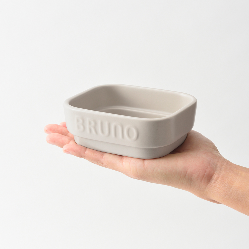 BOE067-COOKER-S 陶瓷方形烤盅(象牙白) – Bruno