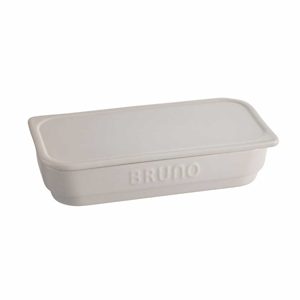 BOE067-COOKER-M 陶瓷長型附蓋烤盤(迷霧灰) – Bruno