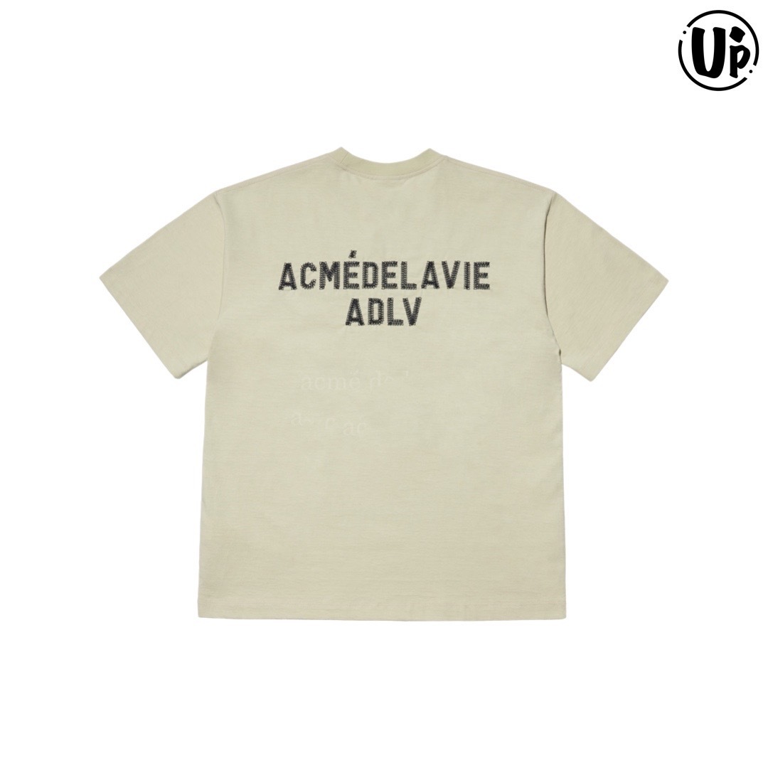 [acmé de la vie] ADLV STITCH EMBROIDERED SHORT SLEEVE T-Shirt