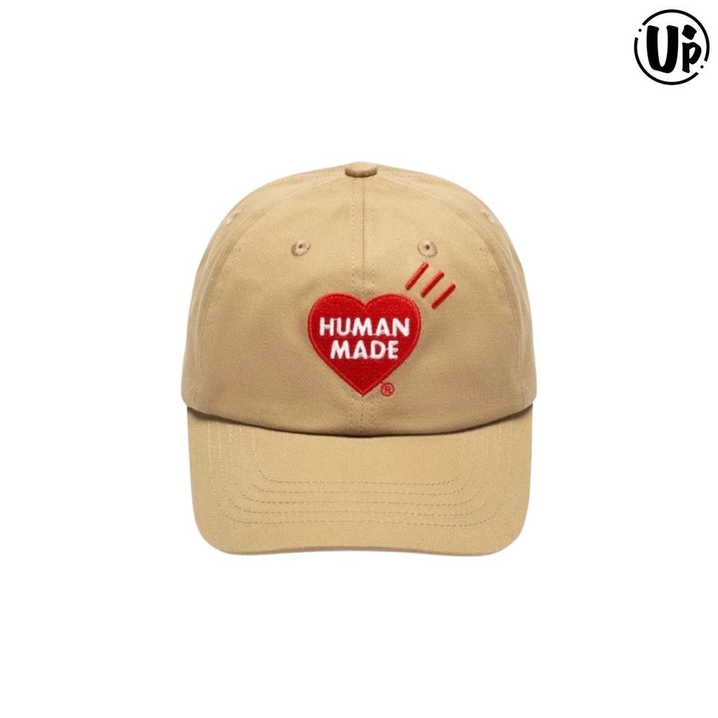 HUMAN MADE 6 PANEL HEART LOGO CAP – UP FORWARD