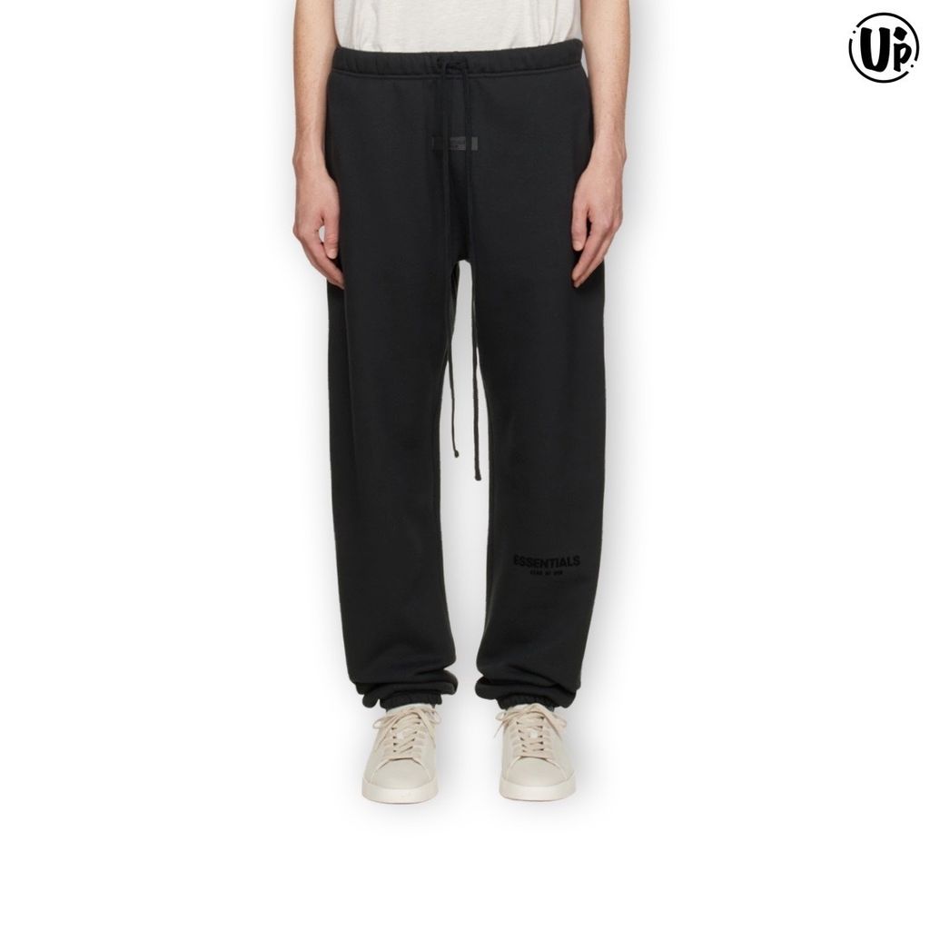 FEAR OF GOD ESSENTIALS LOGO SWEAT PANT-STRETCH LIMO (130BT212030F)