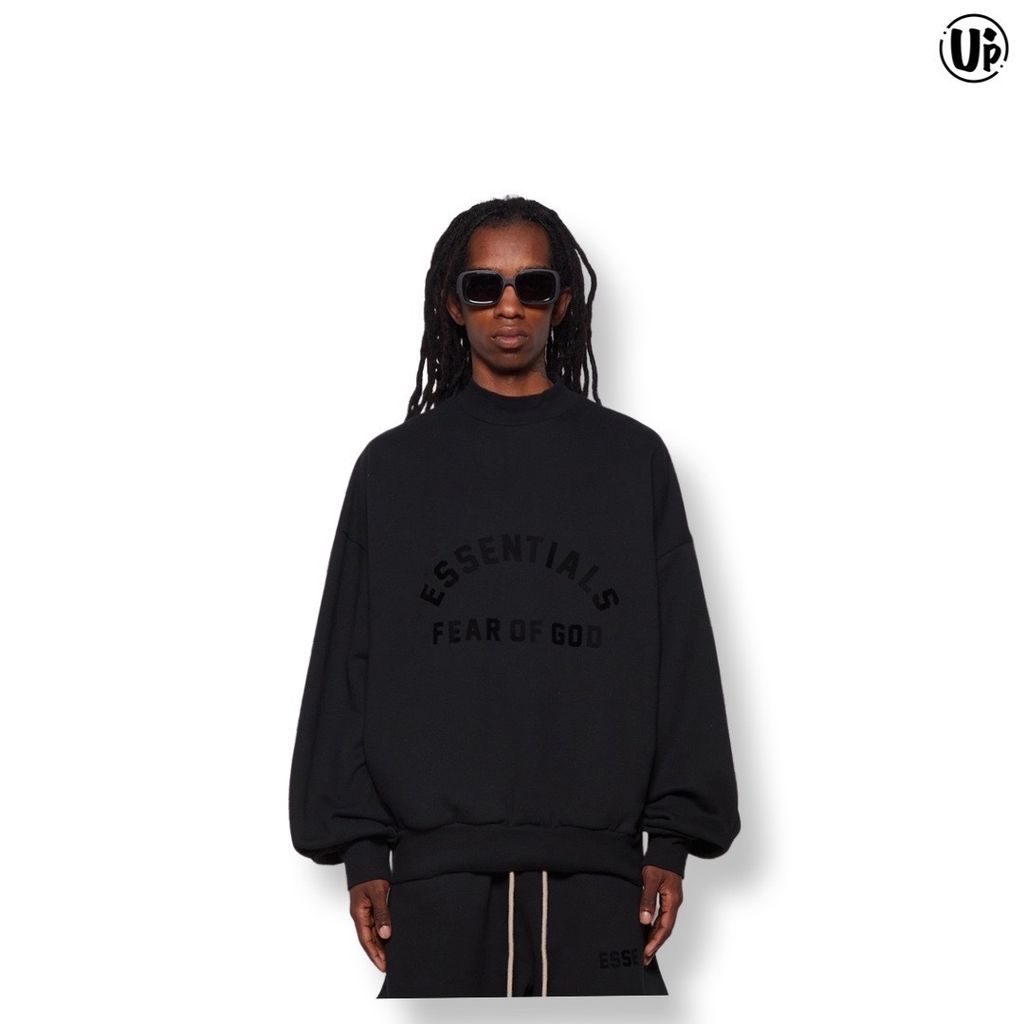 Fear Of God Essentials-Bonded Hoodie BLACK(192SP232050F)