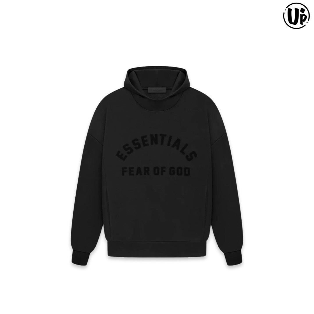 Fear Of God Essentials-Bonded Hoodie BLACK(192SP232050F)