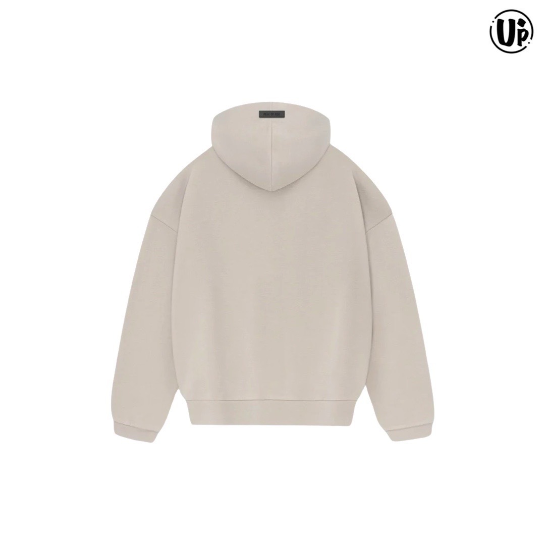 Fear Of God Essentials-Beige Bonded Hoodie(192BT232052F)SIL CLOUD